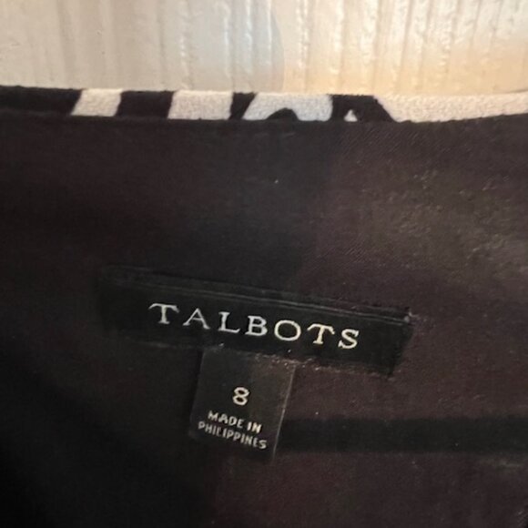 Talbots Patterned Sheath Dress - Picture 4 of 6